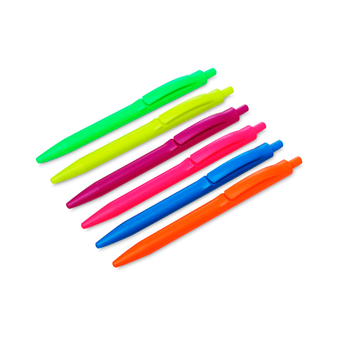 Bolígrafo Plástico Neon DKBN05