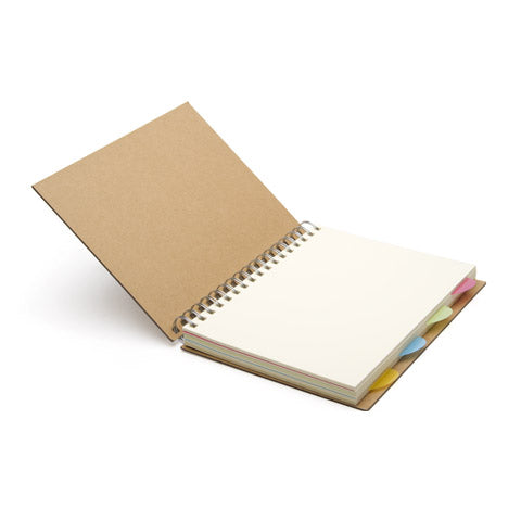 Cuaderno con separadores
